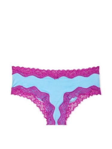 Трусики Tease Lace-Trim Cheeky Panty Blue