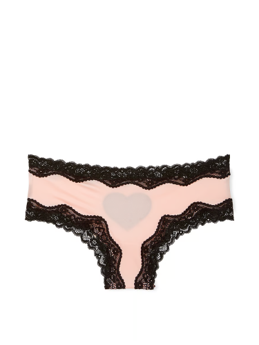 Трусики Tease Lace-Trim Cheeky Panty Purest Pink