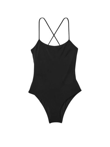Суцільний купальник Victoria's Secret Scoop One-Piece Swimsuit Black