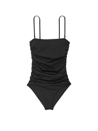 Суцільний купальник Victoria's Secret Ruched One-Piece Swimsuit Black