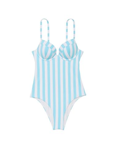 Суцільний купальник Victoria's Secret Sexy Tee Push-Up Swimsuit Aqua Cabana Stripe