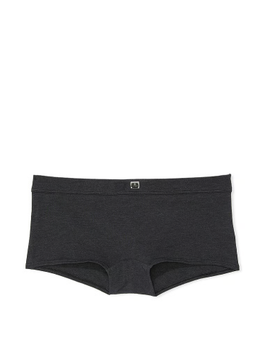 Трусики Logo Cotton Boyshort Panty Heather Black