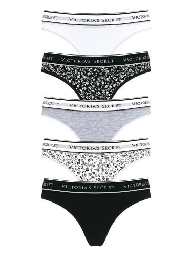 Набір трусиків 5-Pack Cotton Logo Thong Panties Multi