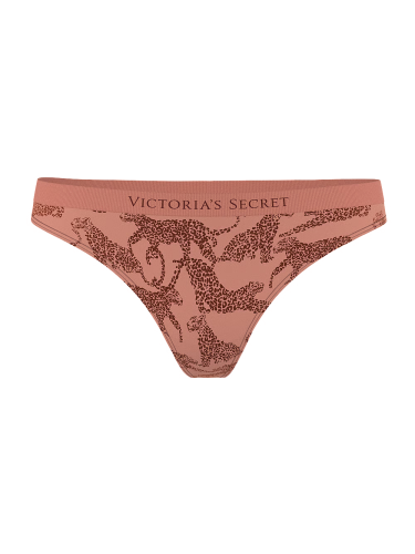 Трусики Seamless Thong Panty Desert Blush Leopards