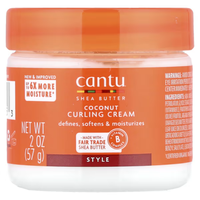 Крем кокосовий для кучерявого волосся Cococnut Curling Cream Cantu