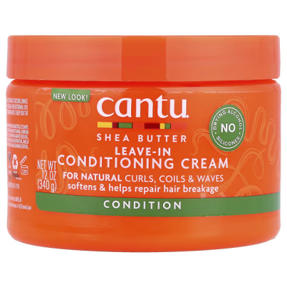 Кондиціонер незмивний для кучерявого волосся Leave-In Conditioning Cream Cantu