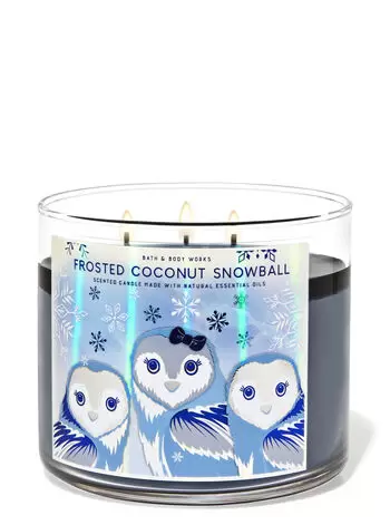 Ароматизована свічка Frosted Coconut Snowball Bath & Body Works