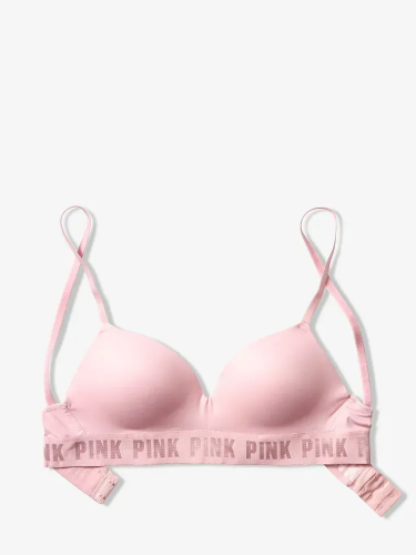 Бюстгальтер PINK Wear Everywhere Wireless Bra Light Pink