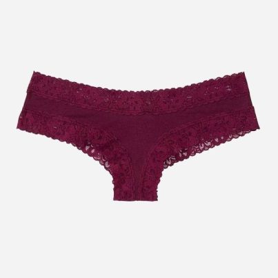 Трусики Lace Waist Cotton Cheeky Kir