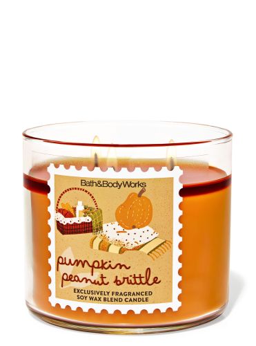 Ароматизована свічка Pumpkin Peanut Brittle 3-Wick Candle