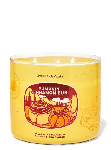 Ароматизована свічка Pumpkin Cinnamon Bun 3-Wick Candle