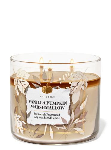 Ароматизована свічка Vanilla Pumpkin Marshmallow 3-Wick Candle