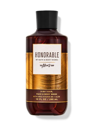 Парфумований гель для душу Honorable 3 in 1 Hair, Face & Body