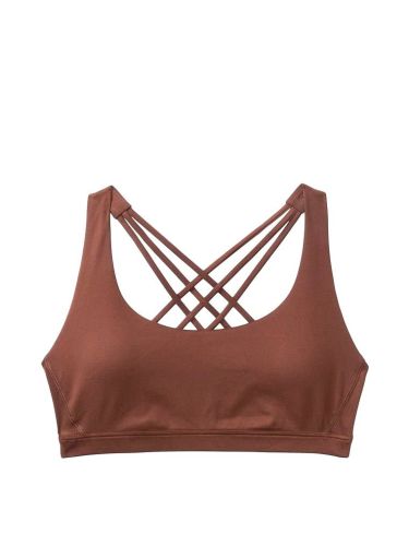 Спортивний топ Strappy Back Light Impact Sports Bra Brown