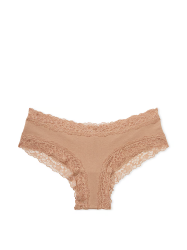 Трусики Lace Waist Cotton Cheeky Praline