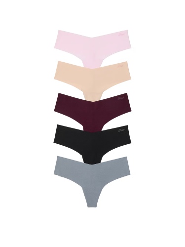 Набір трусиків 5-Pack No-Show Thong Panty Just The Basics Pack