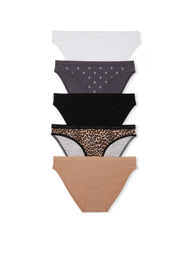 Набір трусиків 5-Pack Stretch Cotton Bikini Panties