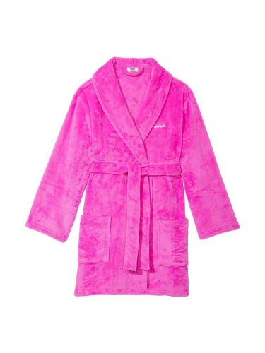 Плюшевий халат Fluffy Robe Pink Berry Victoria's Secret Pink