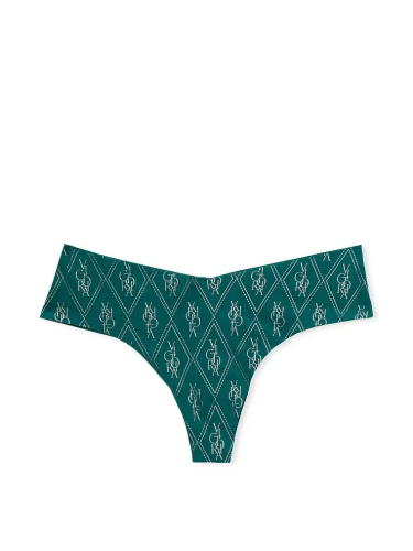 Трусики No-show Thong Dark Green VS