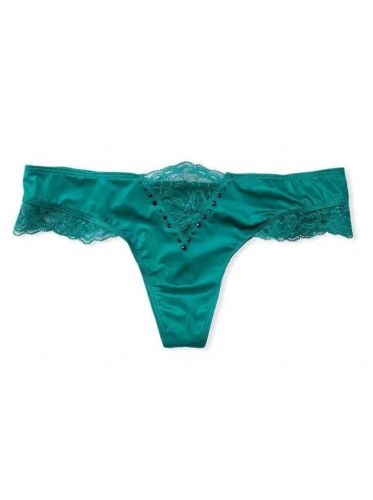 Трусики Very Sexy Micro Lace Inset Thong Panty Ivy Victoria's Secret