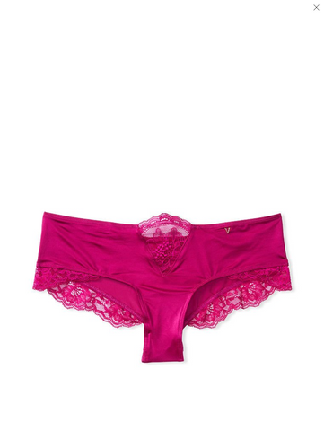 Трусики Very Sexy Micro Lace Inset Cheeky Panty Pink Victoria's Secret