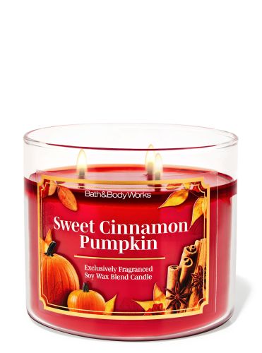 Ароматизована свічка Sweat Cinnamon Pumpkin 3 Wick Candle