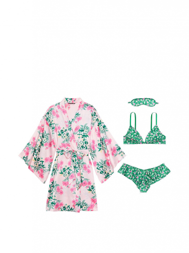 Комплект для сну 4-Piece Silk Gift Set Victoria's Secret Field Floral