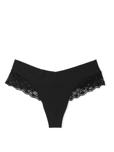 Трусики No-Show Lace-Trim Thong Panty