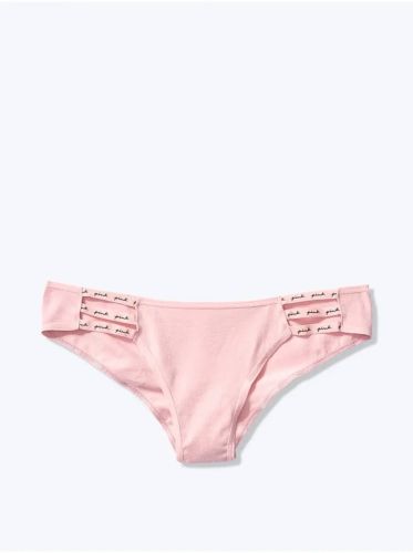 Трусики PINK Mini Logo Strappy Cheekster Panty Pink