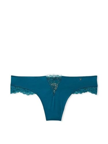 Трусики Very Sexy Micro Lace Inset Thong Panty Blue