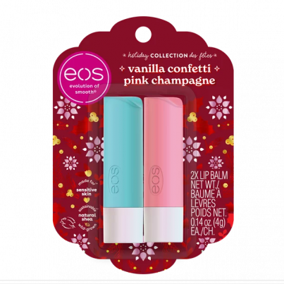 Подарунковий набір бальзамів Vanilla Confetti & Pink Champagne від EOS