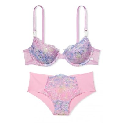 Комплект Victoria' Secret Sexy Tee Bra & Panty Soft Pink Ambre