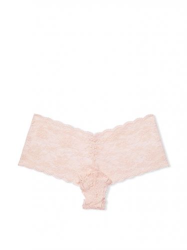 Трусики Lace Shortie Panty Pink Fizz Victoria's Secret