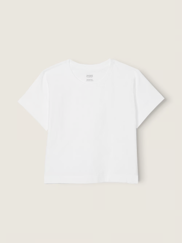 Футболка Victoria’s Secret PINK Cotton Short Sleeve T-Shirt White