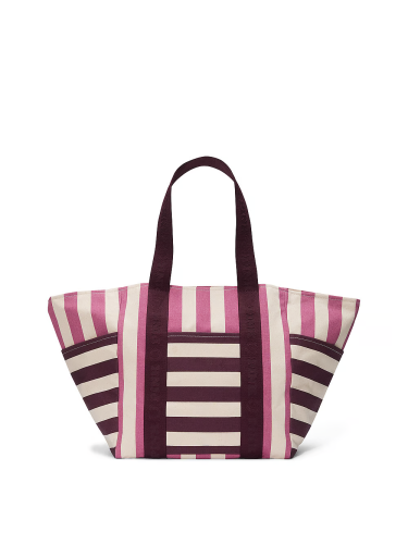 Сумка Striped Large Canvas Tote Bag