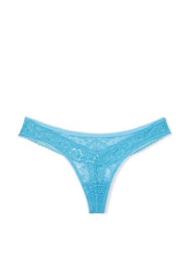 Трусики Lace Thong Panty Pool Blue