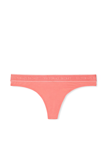 Трусики Logo Cotton Thong Panty Coral Ribbon
