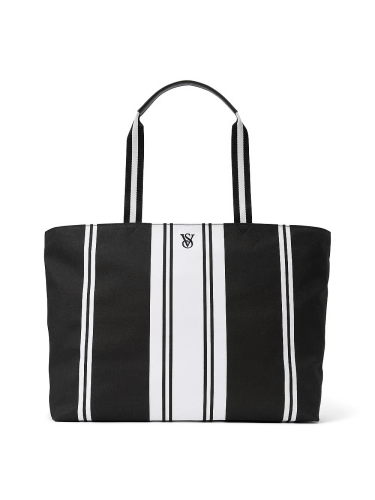 Сумка Logo Stripe Black Tote