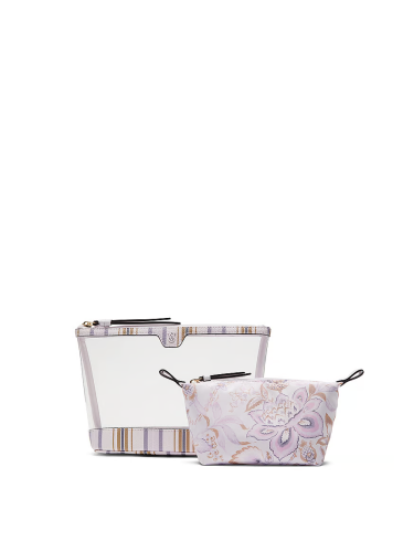 Косметичка 2-Piece Makeup Bag Lilac Paisley