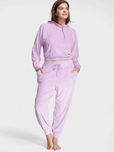 Велюровий спортивний костюм Victoria's Secret Ribbed Velour Unicorn Purple