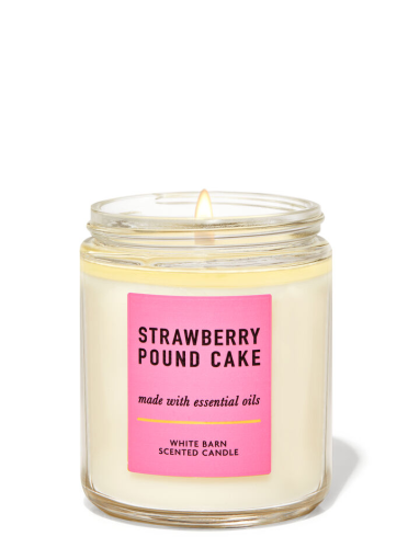 Ароматизована свічка Bath & Body Works Strawberry Pound Cake