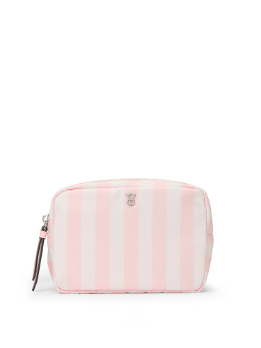 Косметичка Boxy Case Makeup Bag Pink Stripe