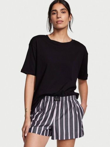 Піжама Victoria's Secret  Short Pajama Black Stripe