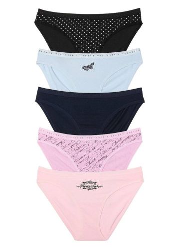 Набір трусиків 5-Pack Cotton Stretch Bikini Panties Mix