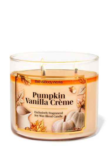 Ароматизована свічка Pumpkin Vanilla Creme 3-Wick Candle