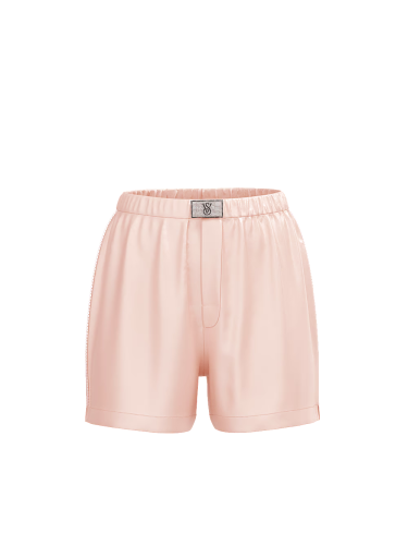 Шорти Shine Patch Satin Boxer Shorts Purest Pink