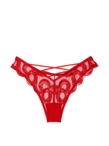 Трусики Dream Angels Tied-with-a-Bow Embroidery Brazilian Panty