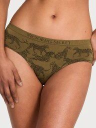 Трусики Seamless Hiphugger Panty Green Chameleon Leopards