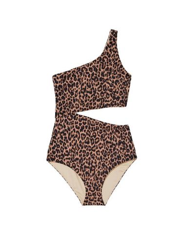 Суцільний купальник Victoria's Secret Cutout Swimsuit Leopard