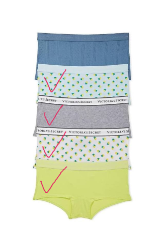 Набір трусиків 4-Pack Logo Cotton Boyshorts Panties